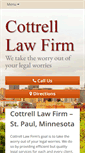 Mobile Screenshot of cottrelllawfirm.com